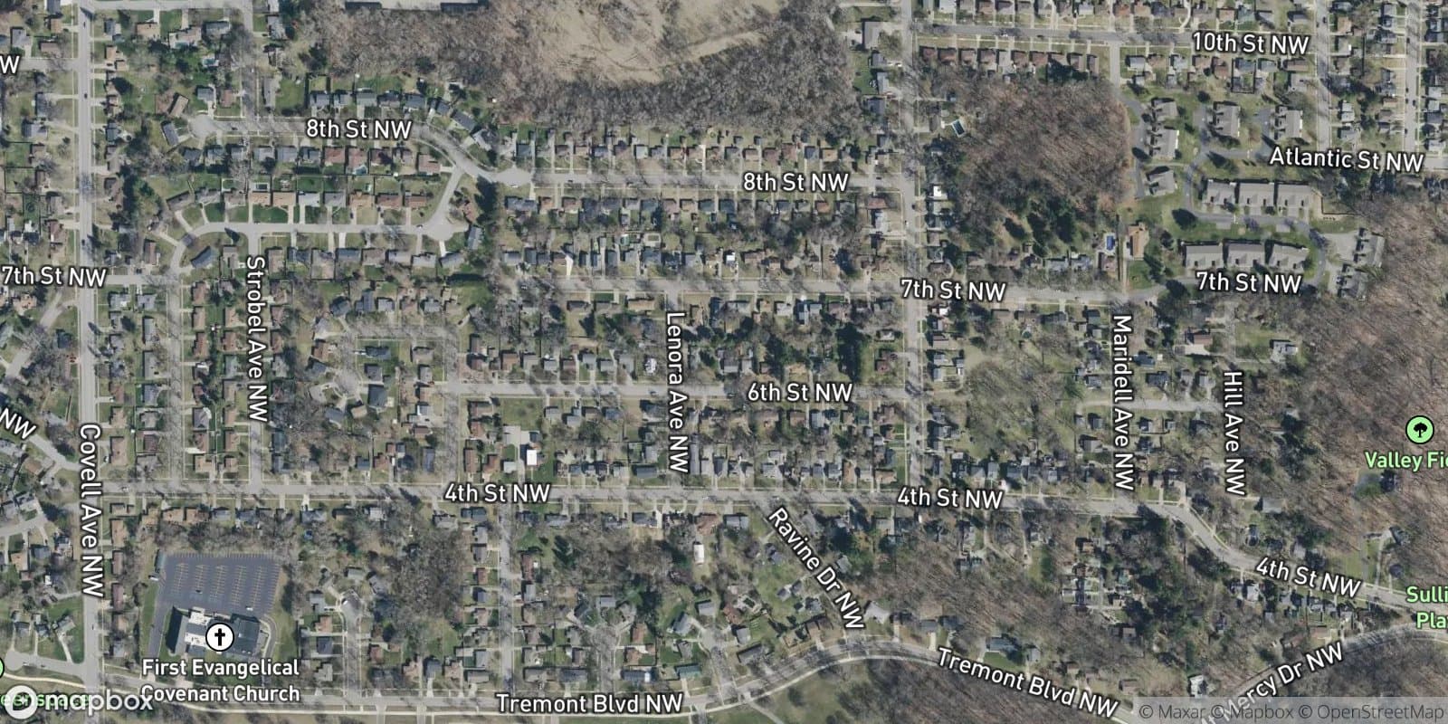 Cherry Hill Home Sites — satellite view
