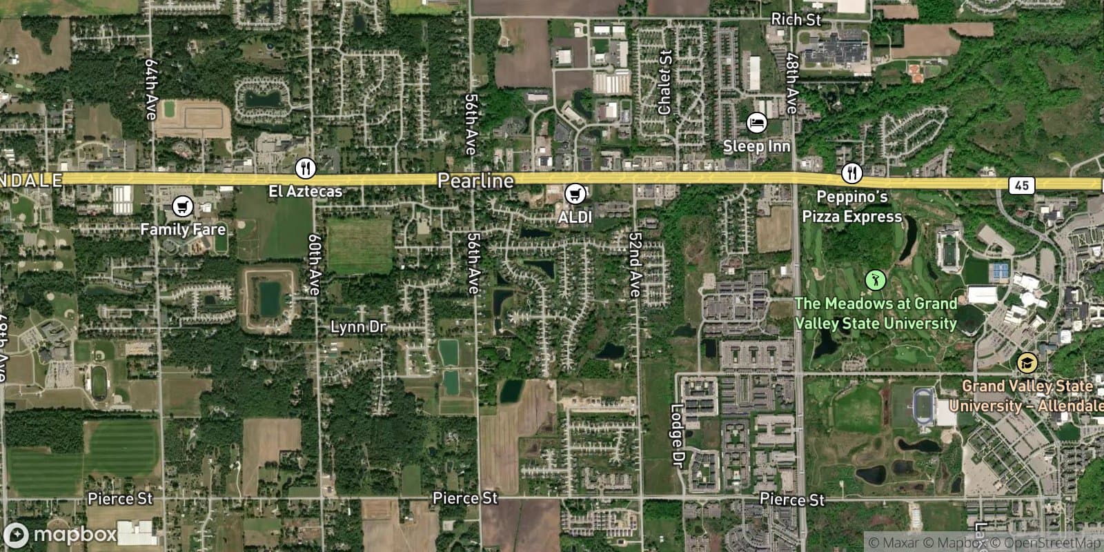 Dewpointe East — satellite view