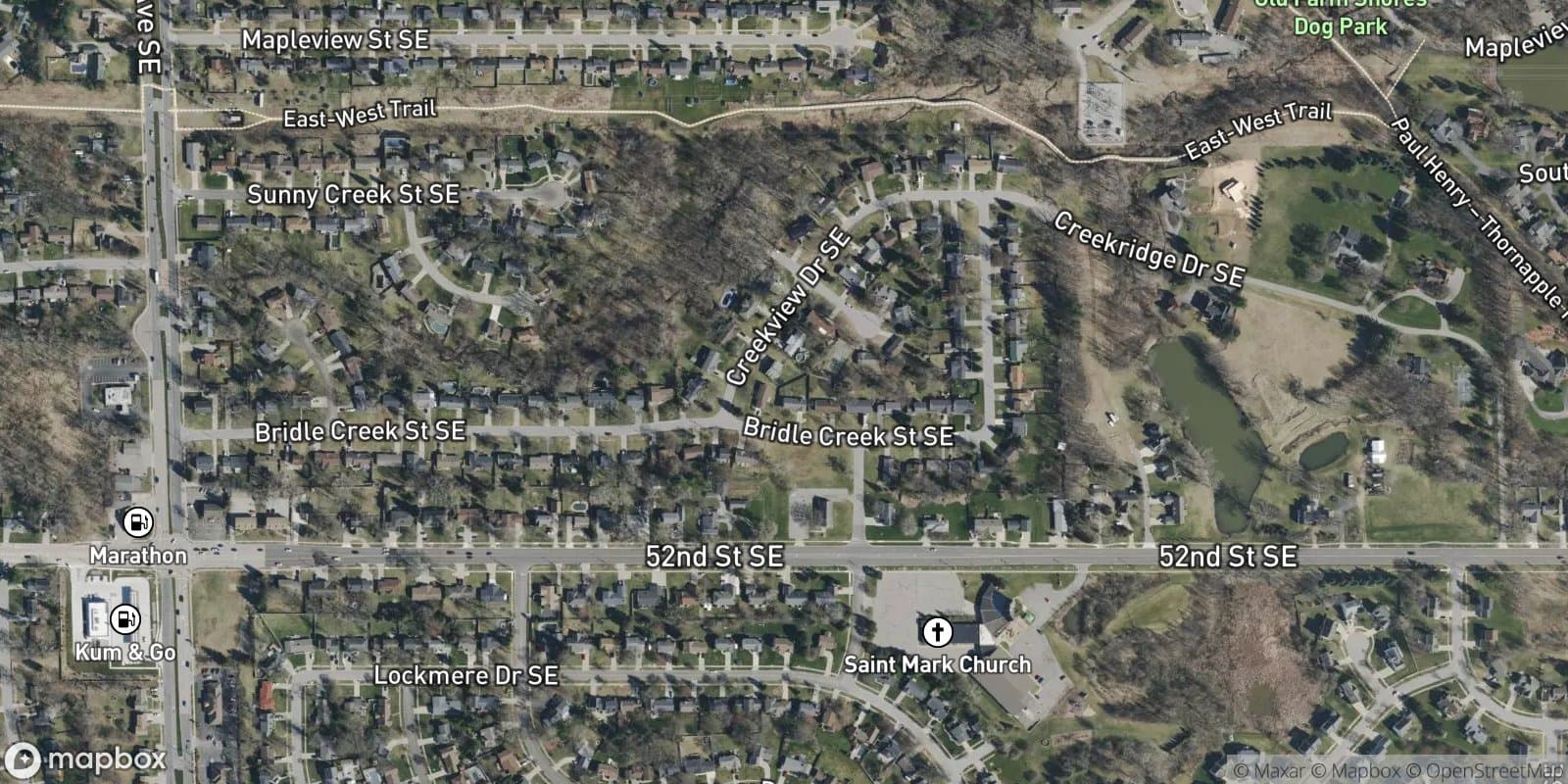 Maple Creek Plat — satellite view