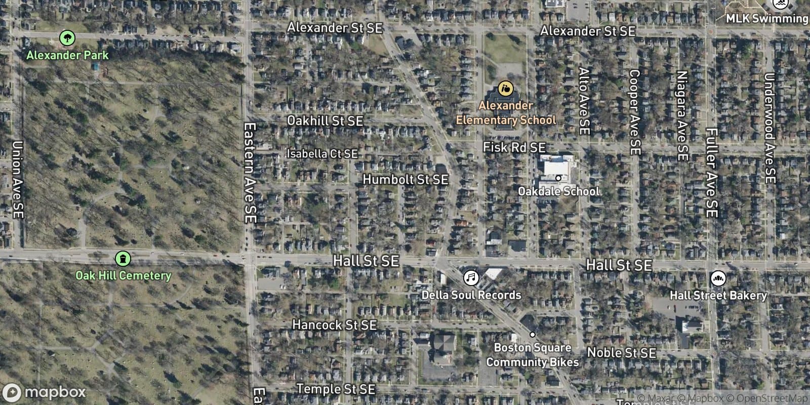 Campbell & Underwoods Replatted Add. — satellite view