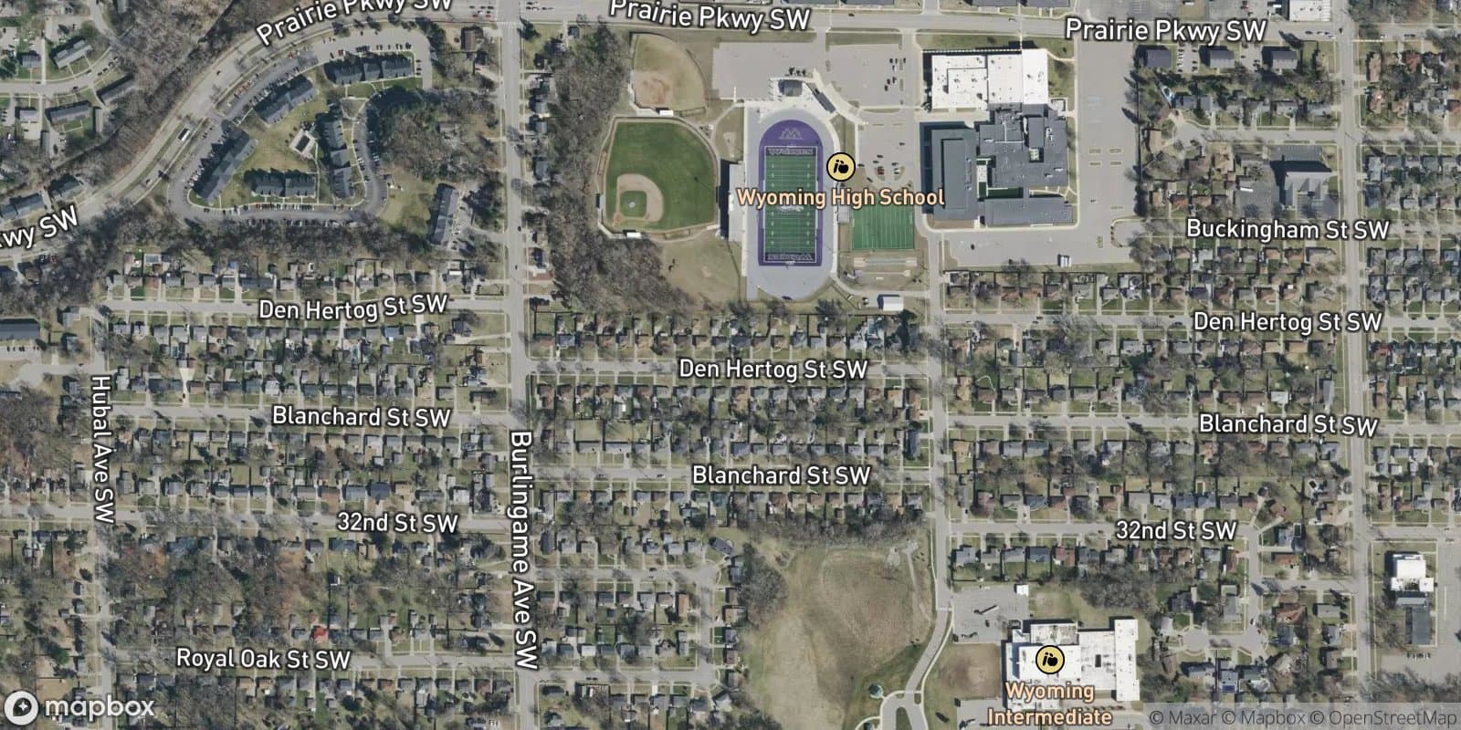 Mary Plat — satellite view