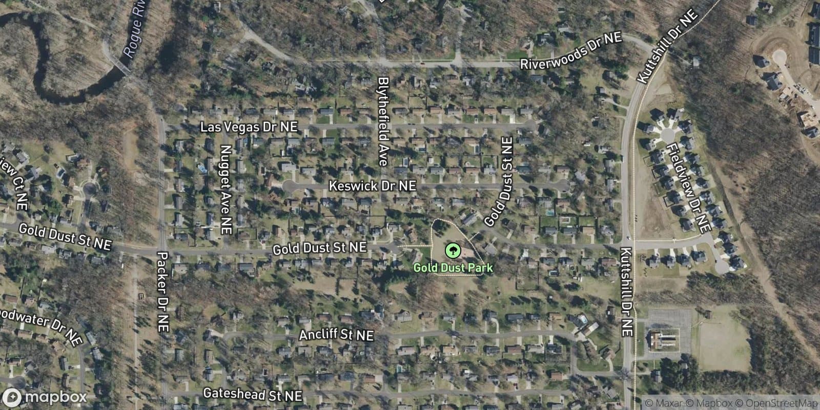 Northedge Estates — satellite view