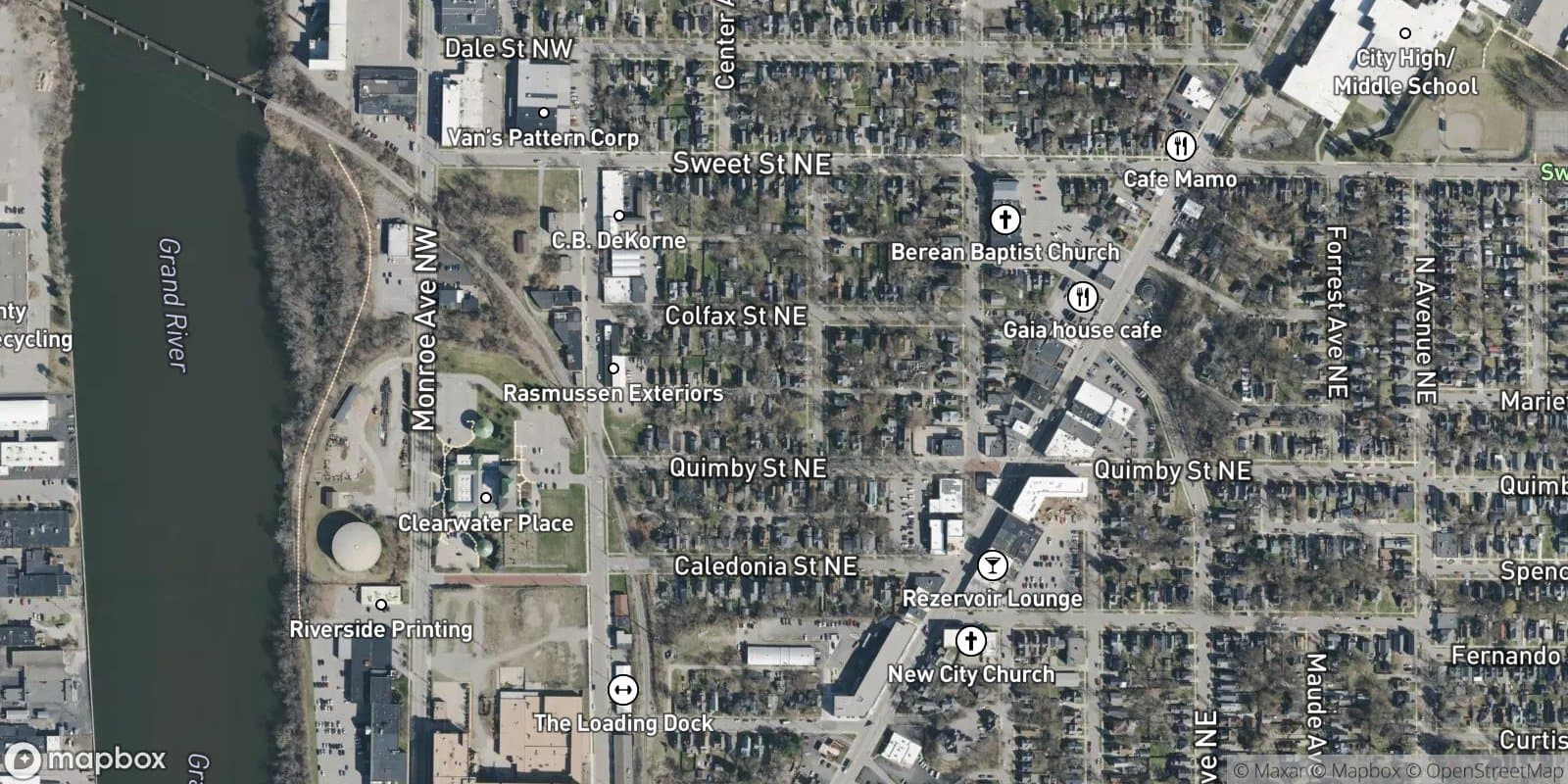 Quimbys Add. — satellite view