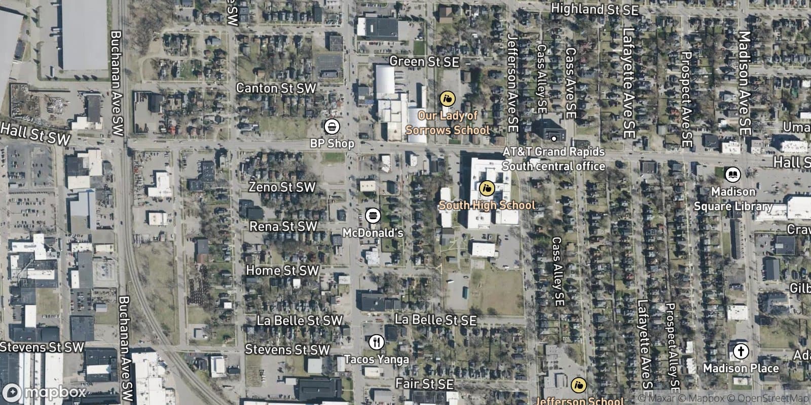 Davis Turner & Carrolls Add. — satellite view