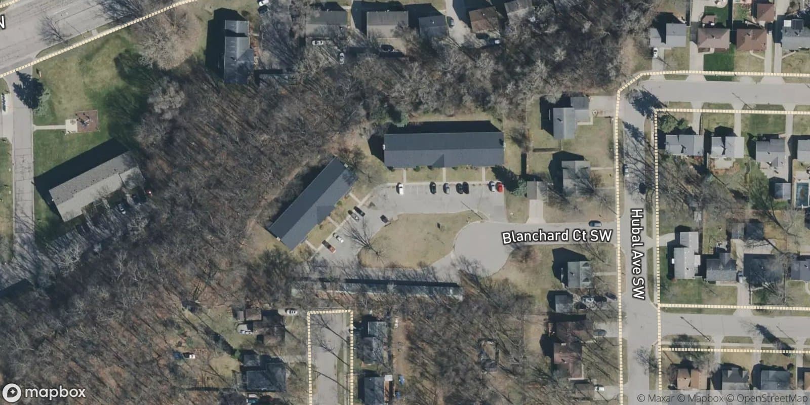 Hillcrest Estates — satellite view