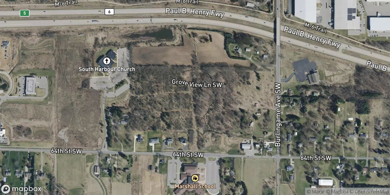 Southtown — satellite view