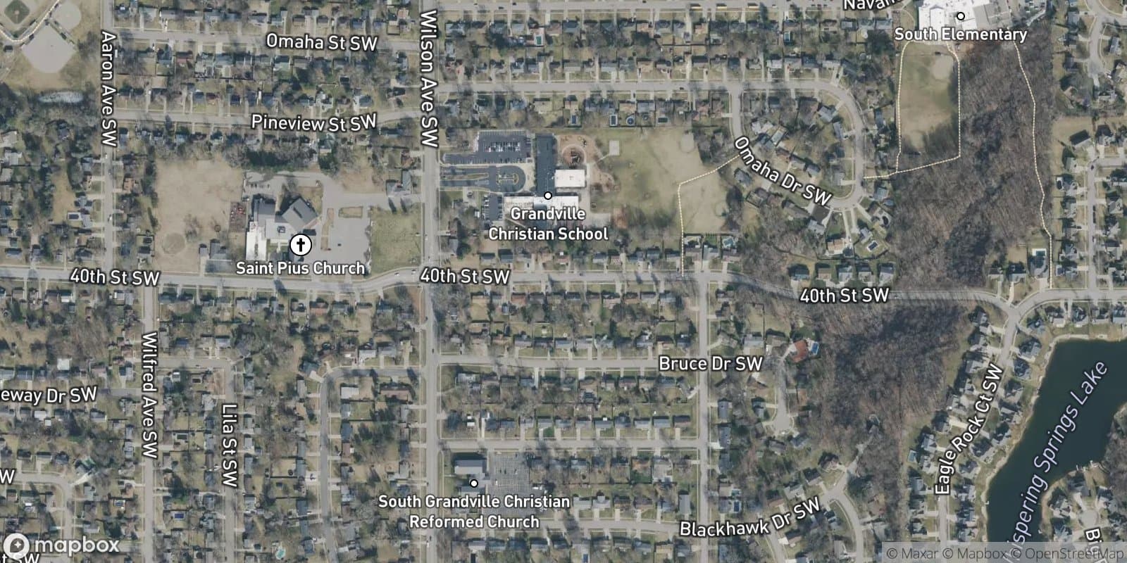 Clark Hull Add. — satellite view