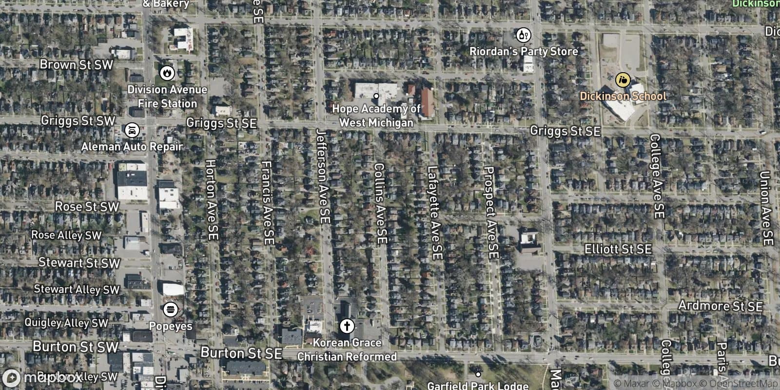 Collins Add. — satellite view