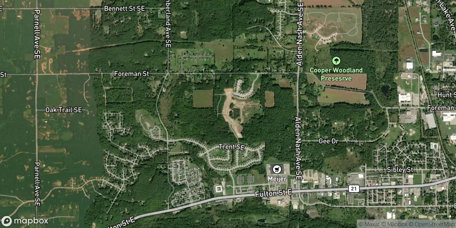 Stony Bluff — satellite view
