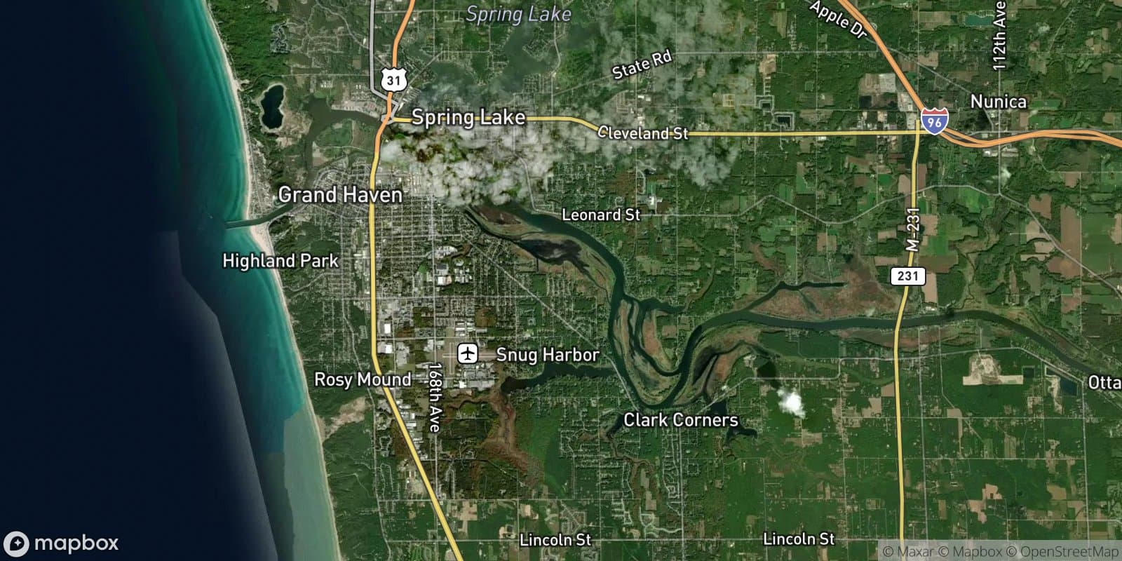 Dermshire Forest Area — satellite view