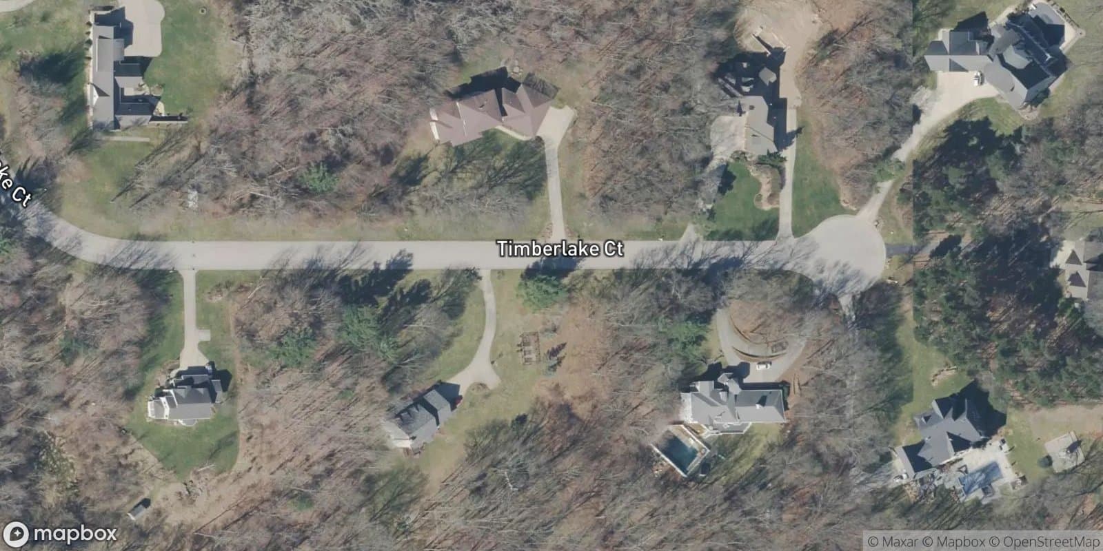 Timberlake Estates — satellite view