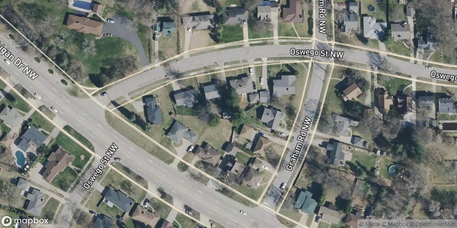 Lake Michigan Dr. Estates — satellite view
