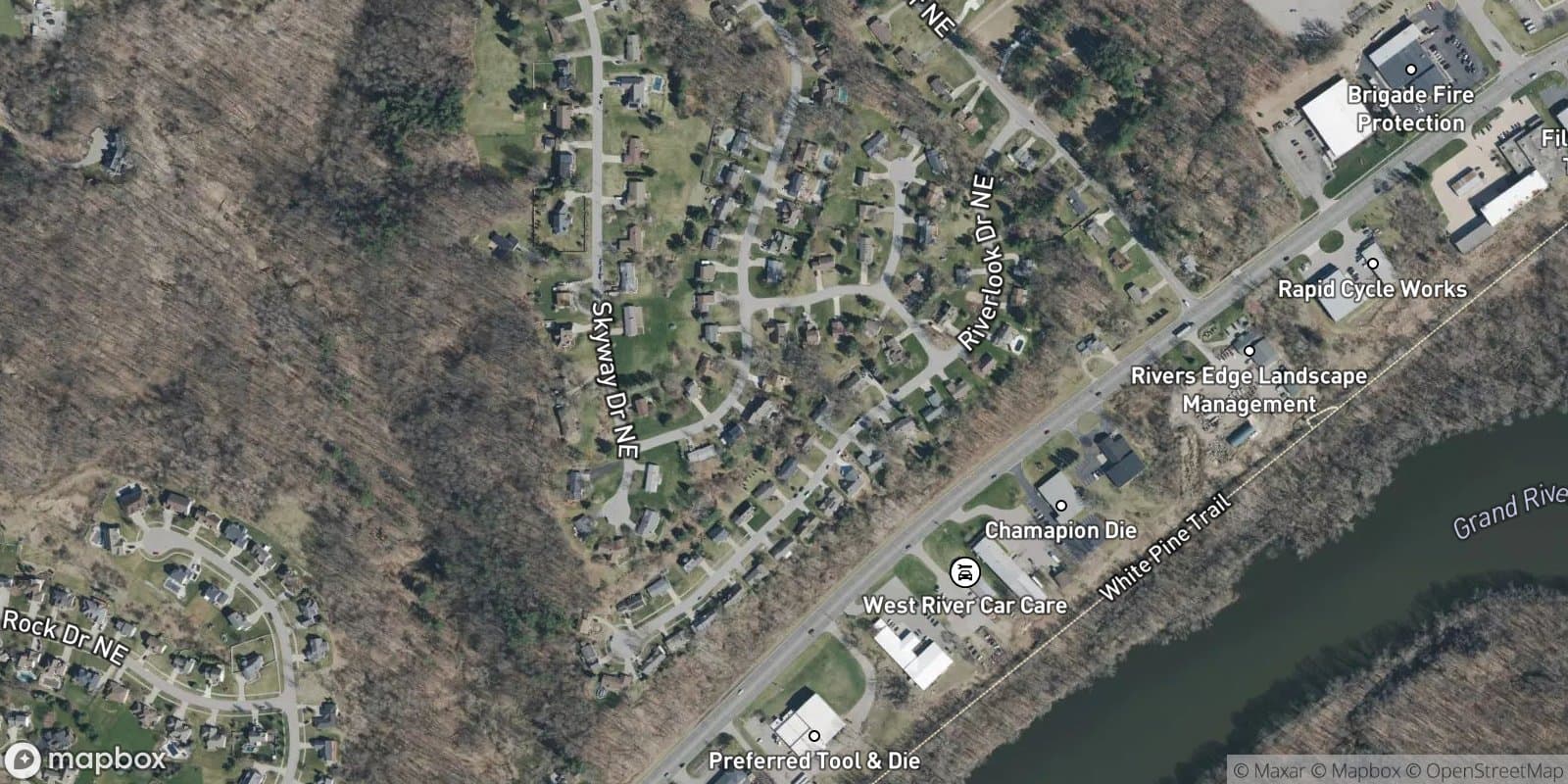 Skyway Plat — satellite view