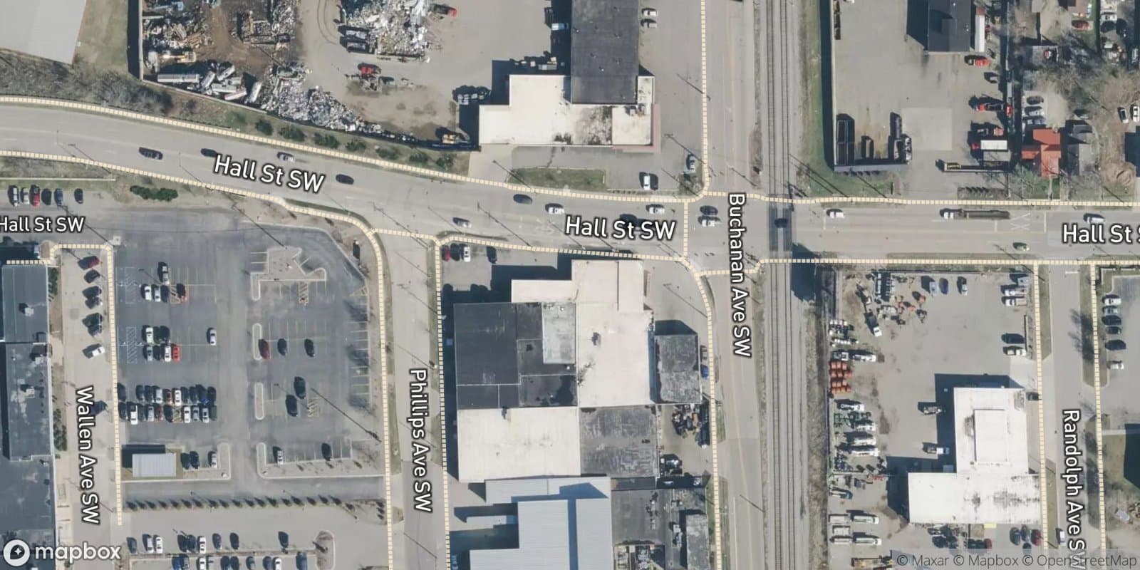 Samuel A. Browne'S Addition To the City of Grand Rapids, Amended Plat of Lots 23 & 42 & Vacated Portion of Hall Street — satellite view