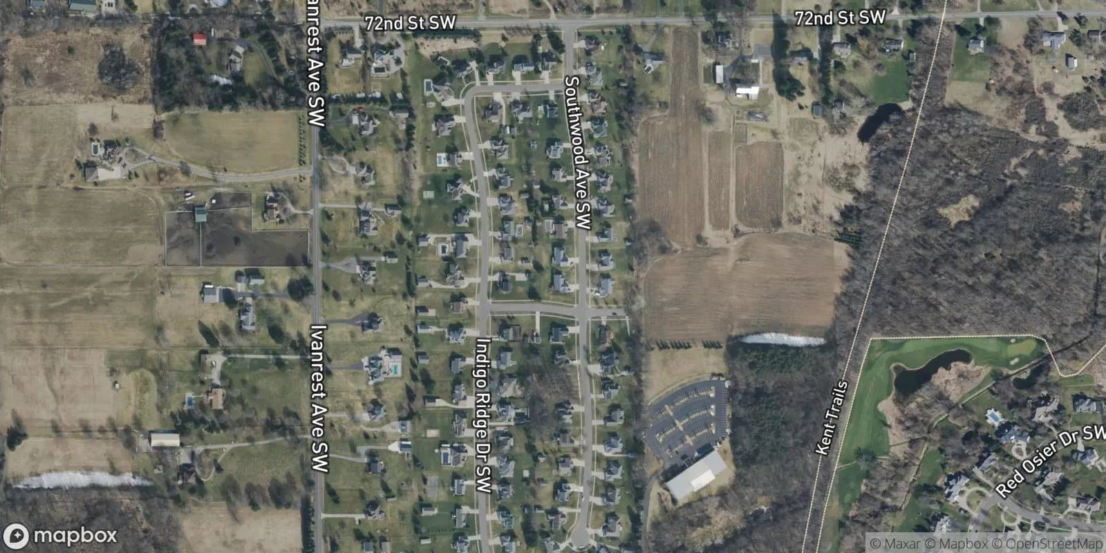 Meadows North Estates — satellite view