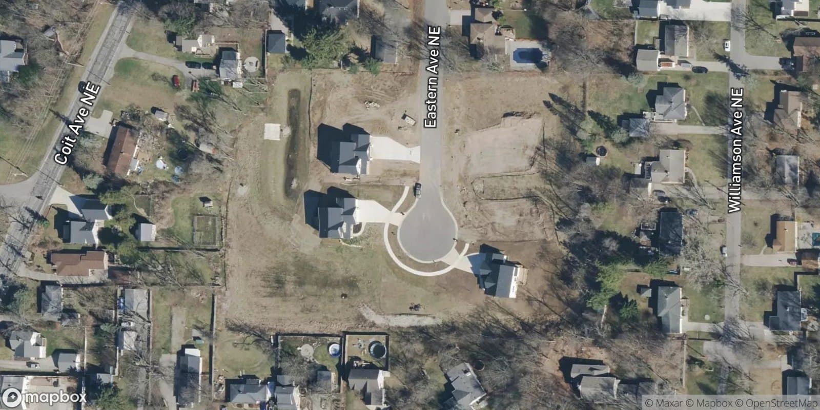 Eastern Meadows Subdivision — satellite view