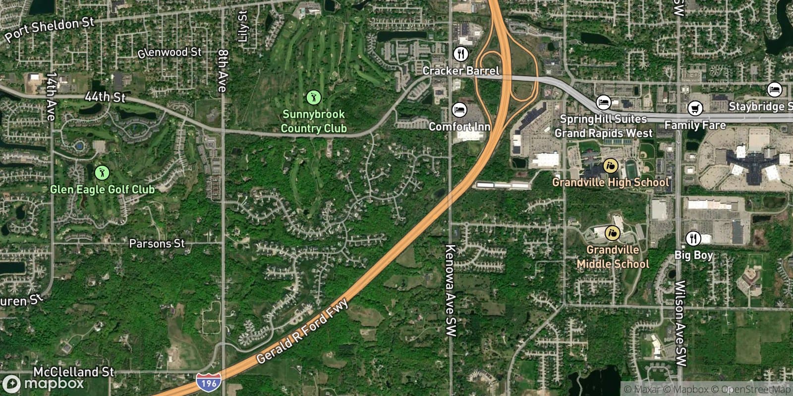 Summerset — satellite view