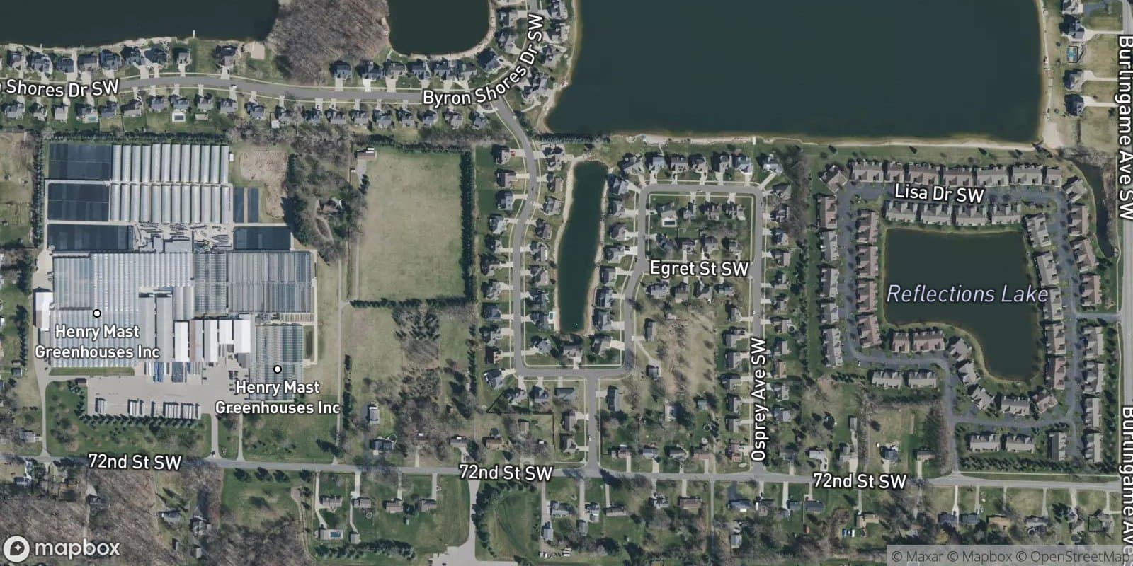 Waters Edge — satellite view