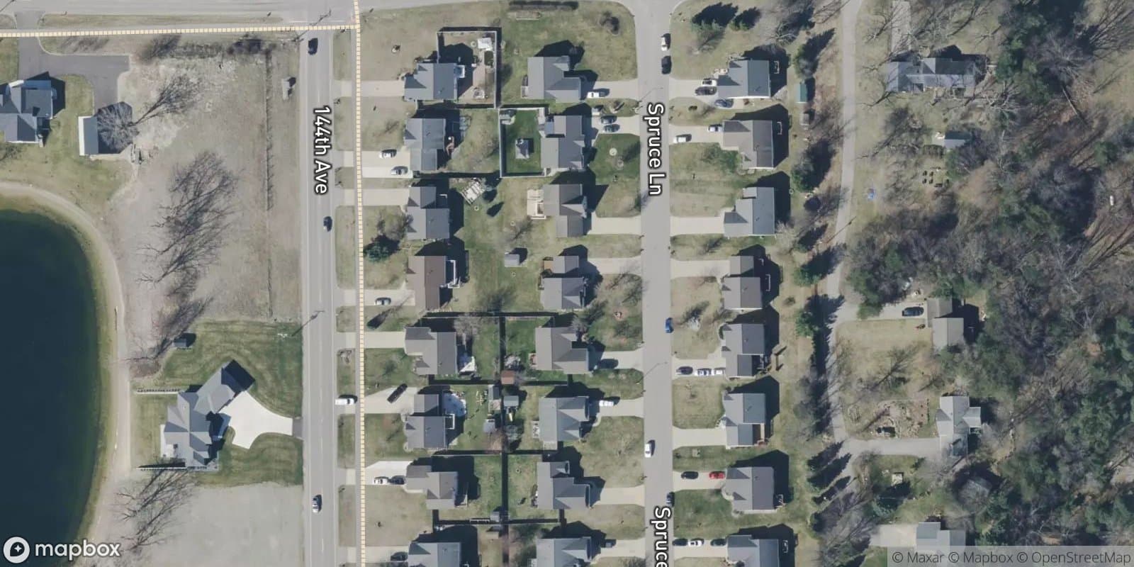 North Pine Creek Site Condominiums — satellite view