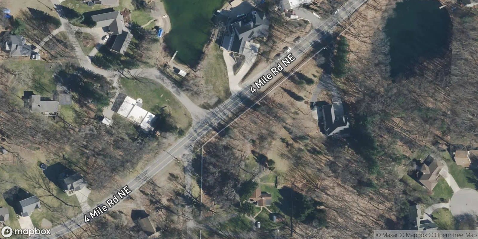 Little Crooked Lake, Amended Plat of Lots 50 Through 59, Inclusive, A Portion of the Vacated Highway — satellite view