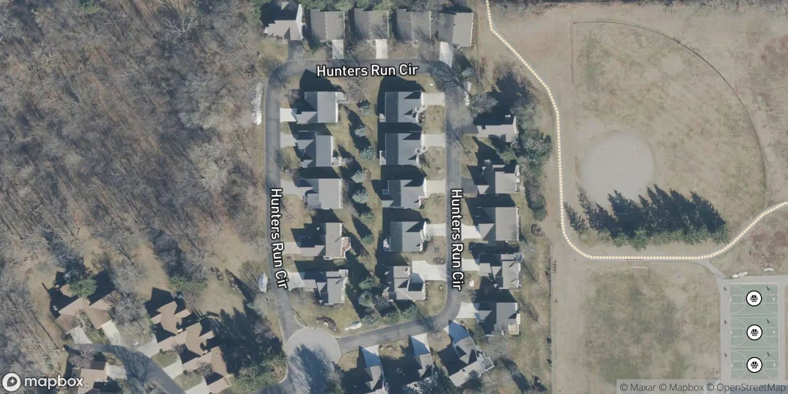 Timber Ridge Estates — satellite view