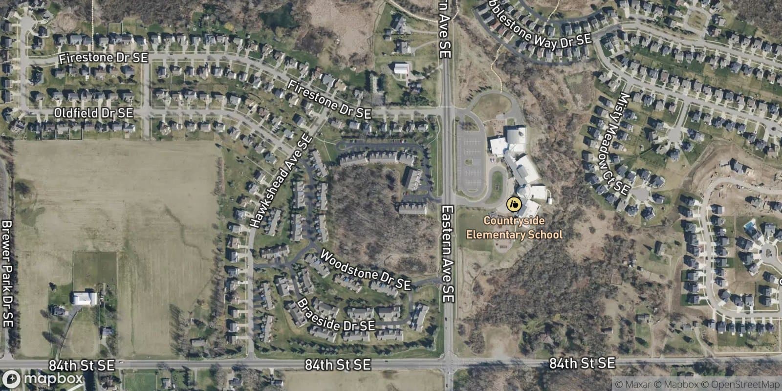 Stevens Pointe Townhouses — satellite view