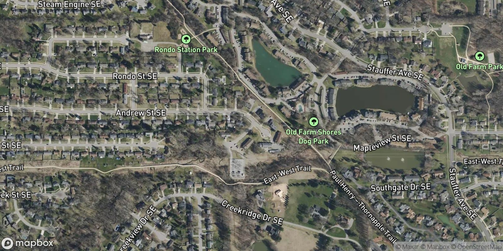 Eastbrook Gardens — satellite view