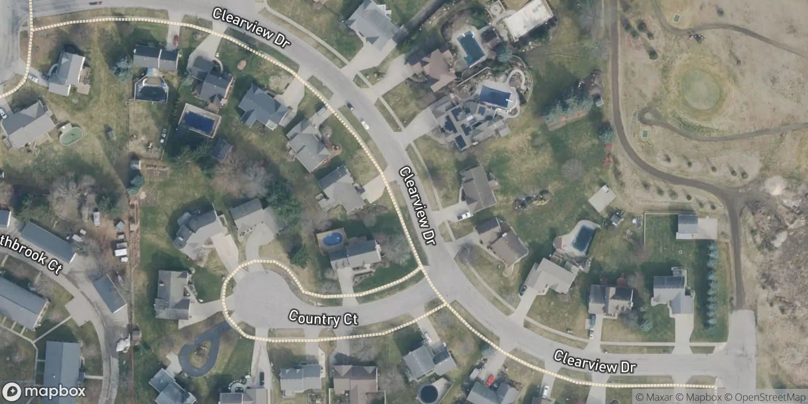 Countryview Estates — satellite view