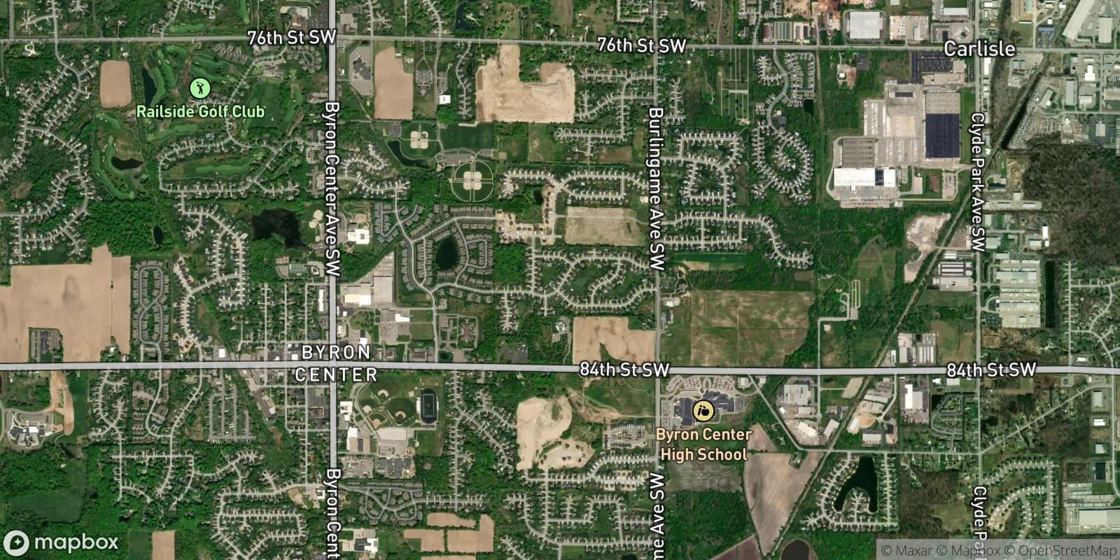 Misty Ridge Estates — satellite view