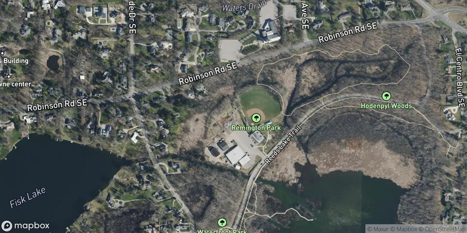 Edgewater — satellite view