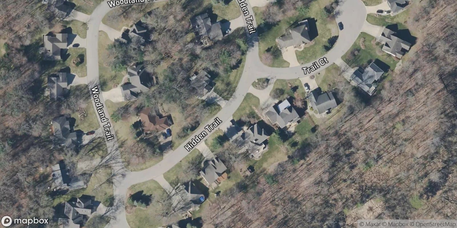 Hidden Trail Sub — satellite view