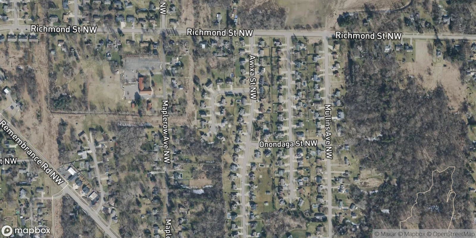 Richmond Highlands — satellite view