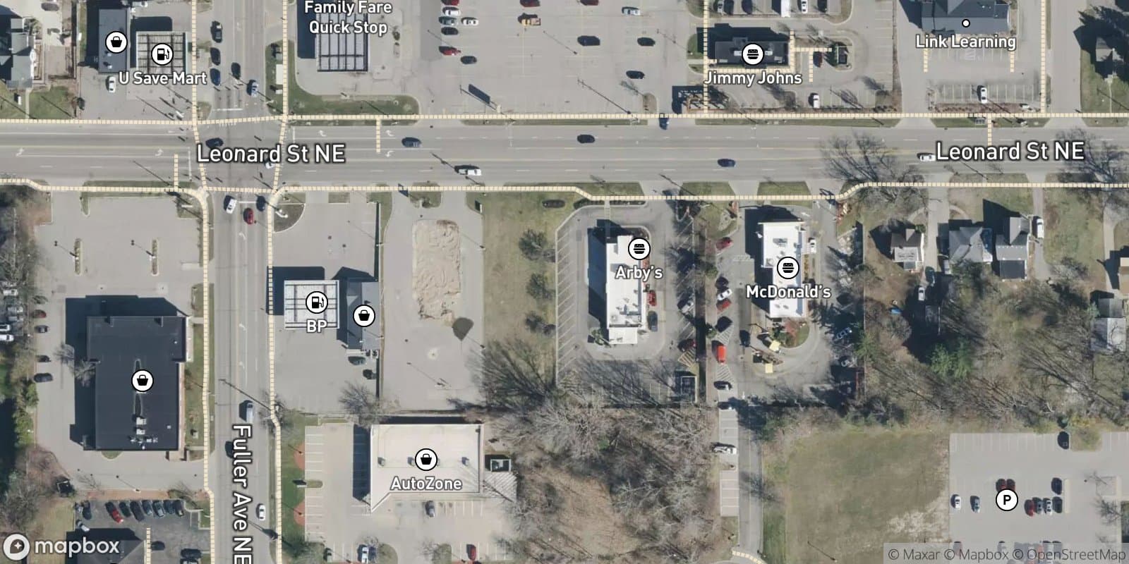 Leonard-Fuller Plat — satellite view