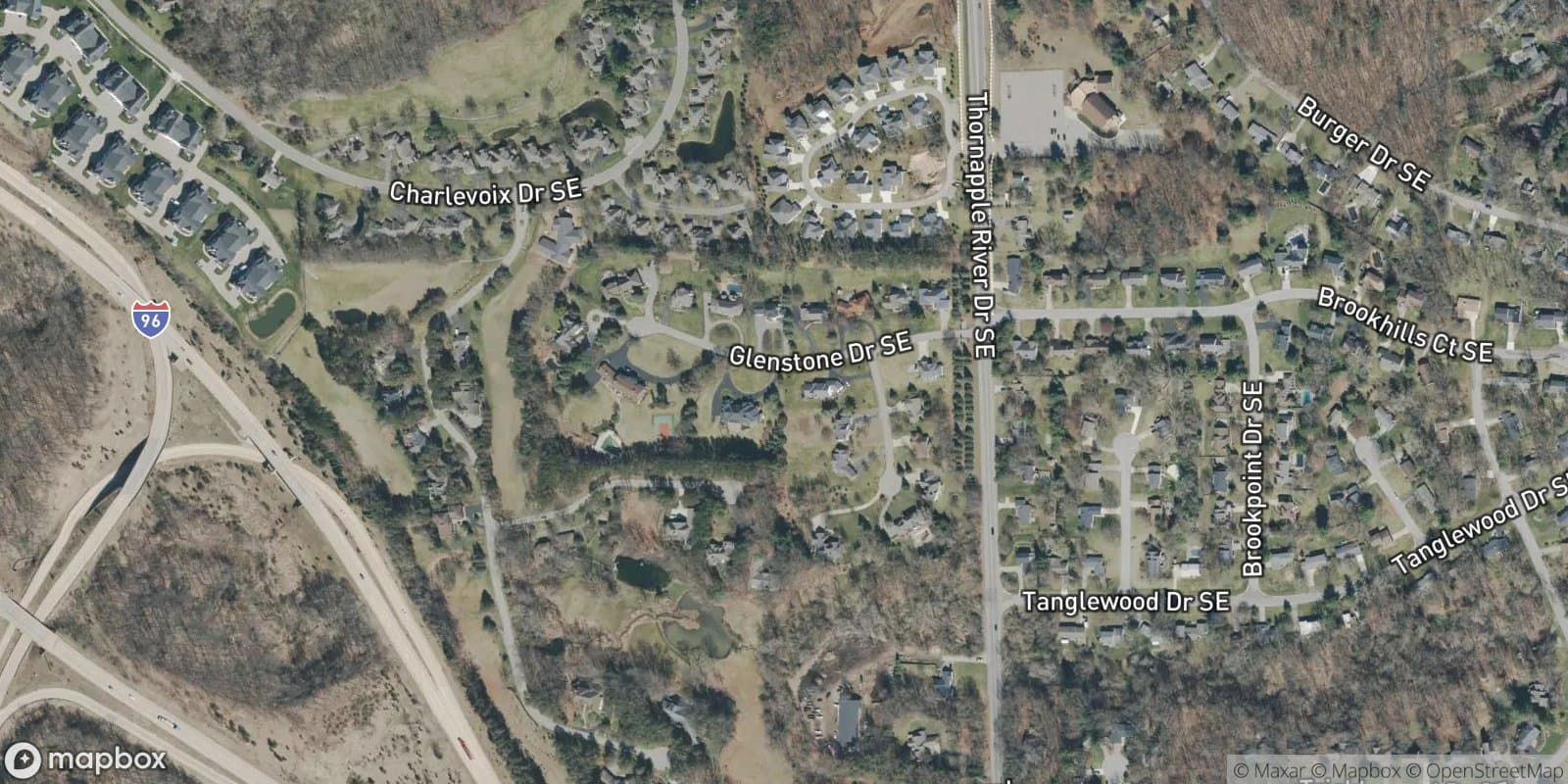 Thornapple Estates — satellite view