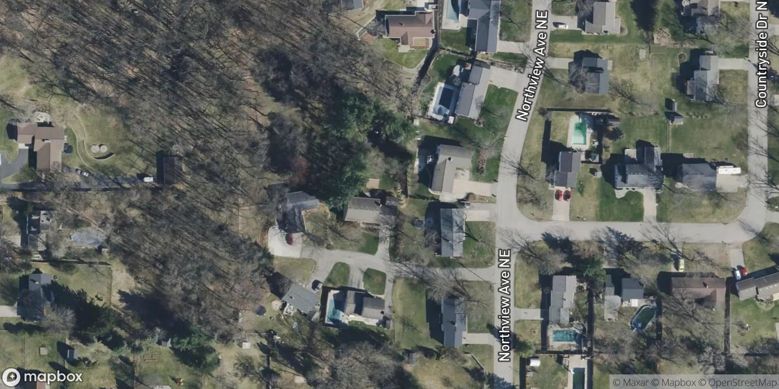 Northern Aire Estates Replat — satellite view