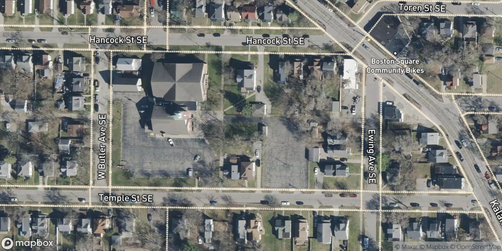 Powers' Paris Addition To the City of Grand Rapids, Amended Plat of Lots 4 Though 8 Inclusive and Vacated Ohio Avenue and Vacated Portion of Alley Block 8 — satellite view