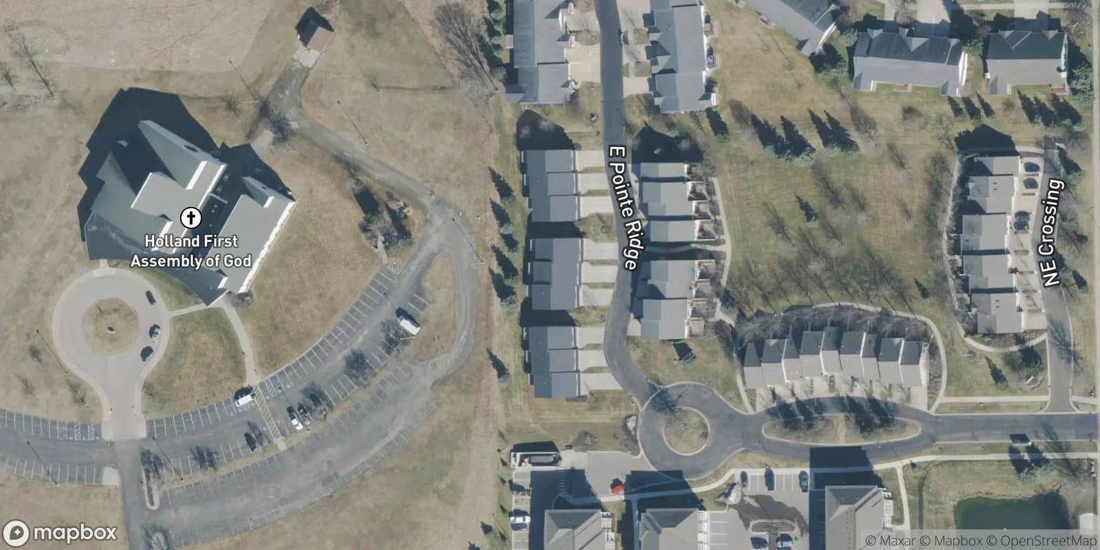 Northwest Crossings — satellite view