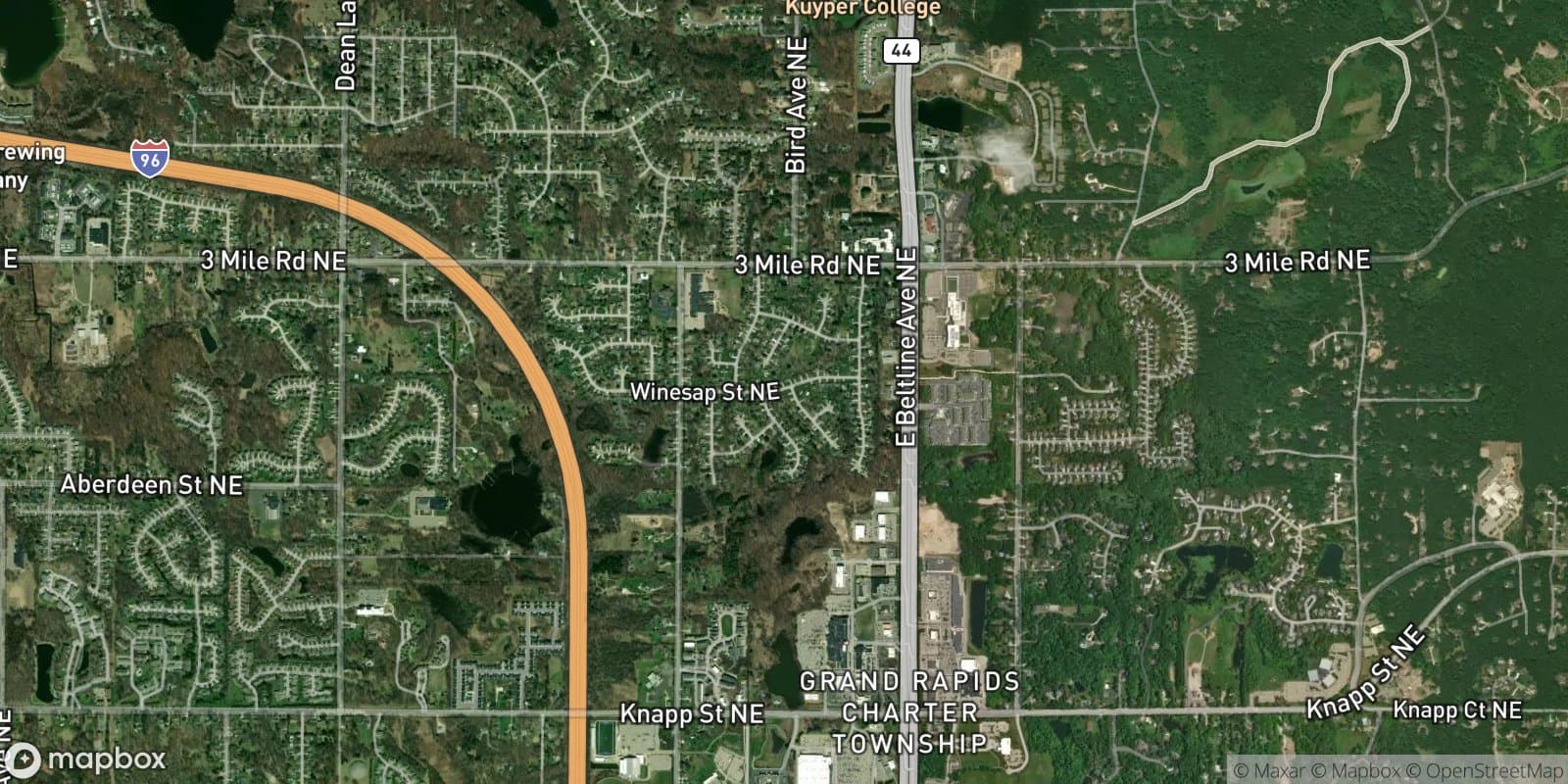 Apple Valley Plat — satellite view