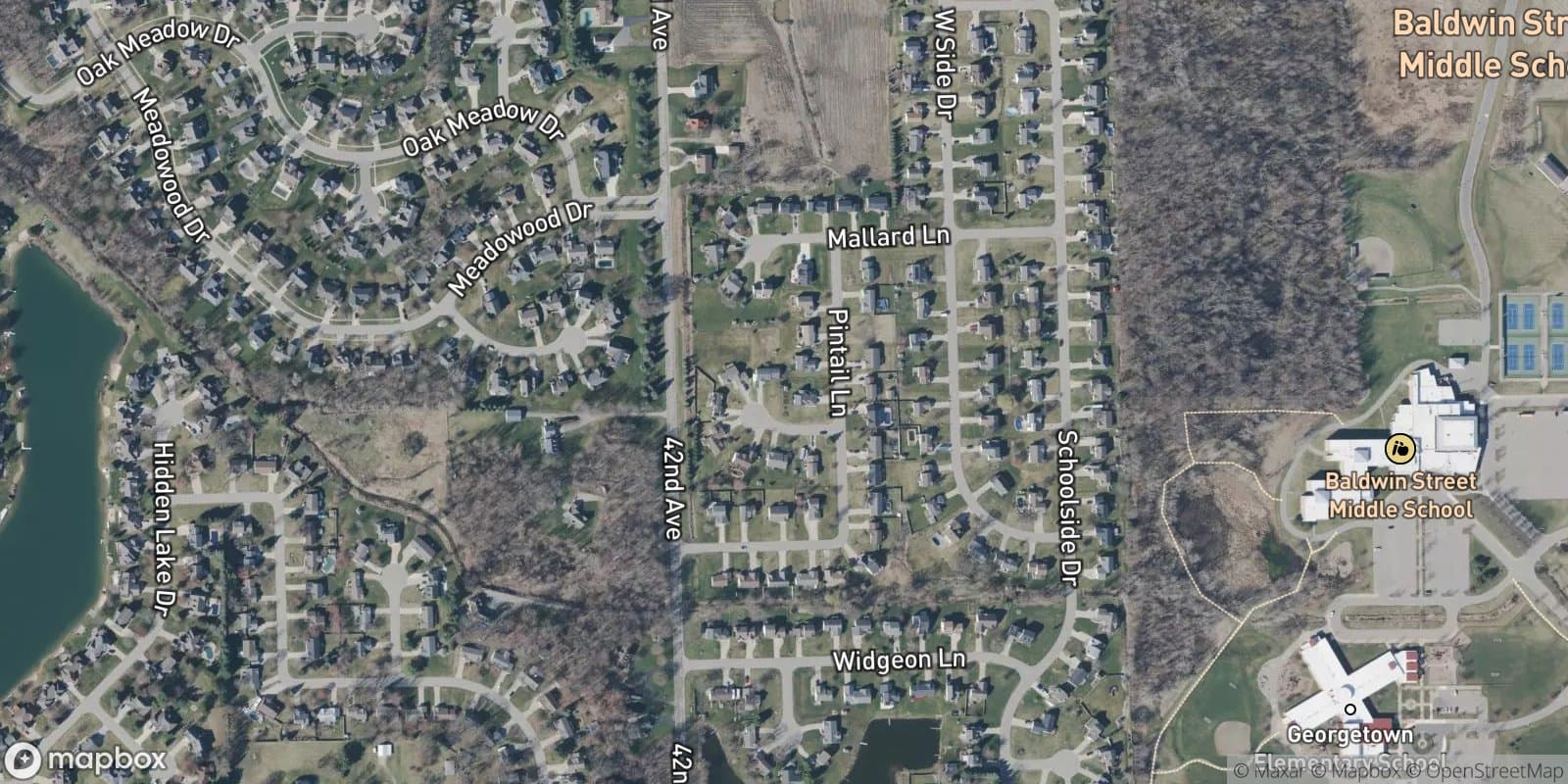 Mallard Estates — satellite view