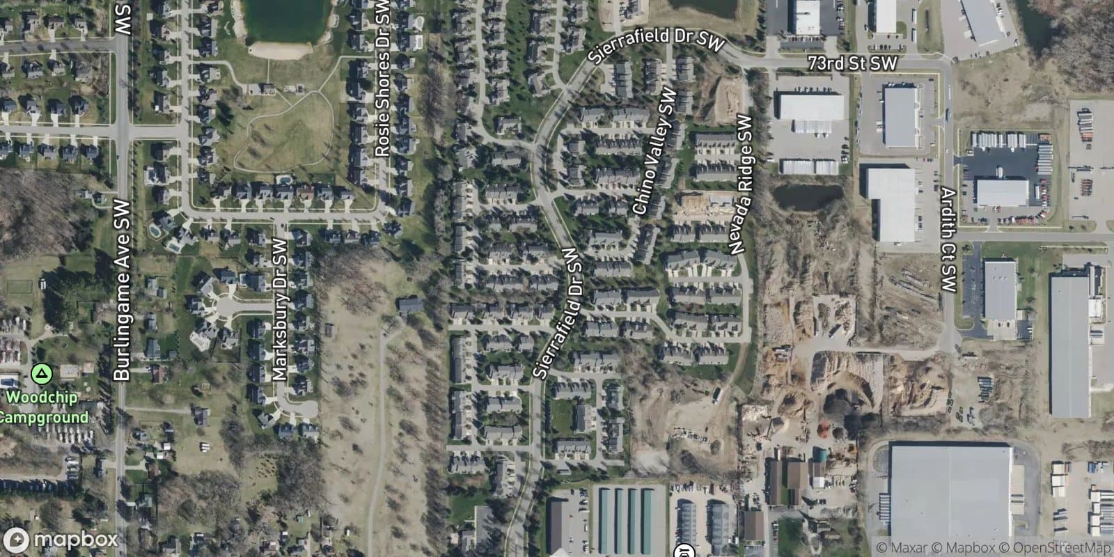 The Commons at Sierrafield — satellite view