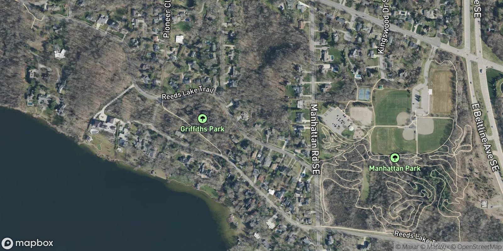 Griffiths' Lake Park Add — satellite view