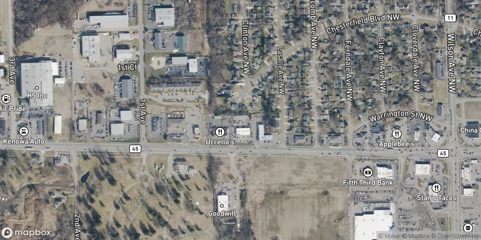 Chesterfield Heights Replat — satellite view