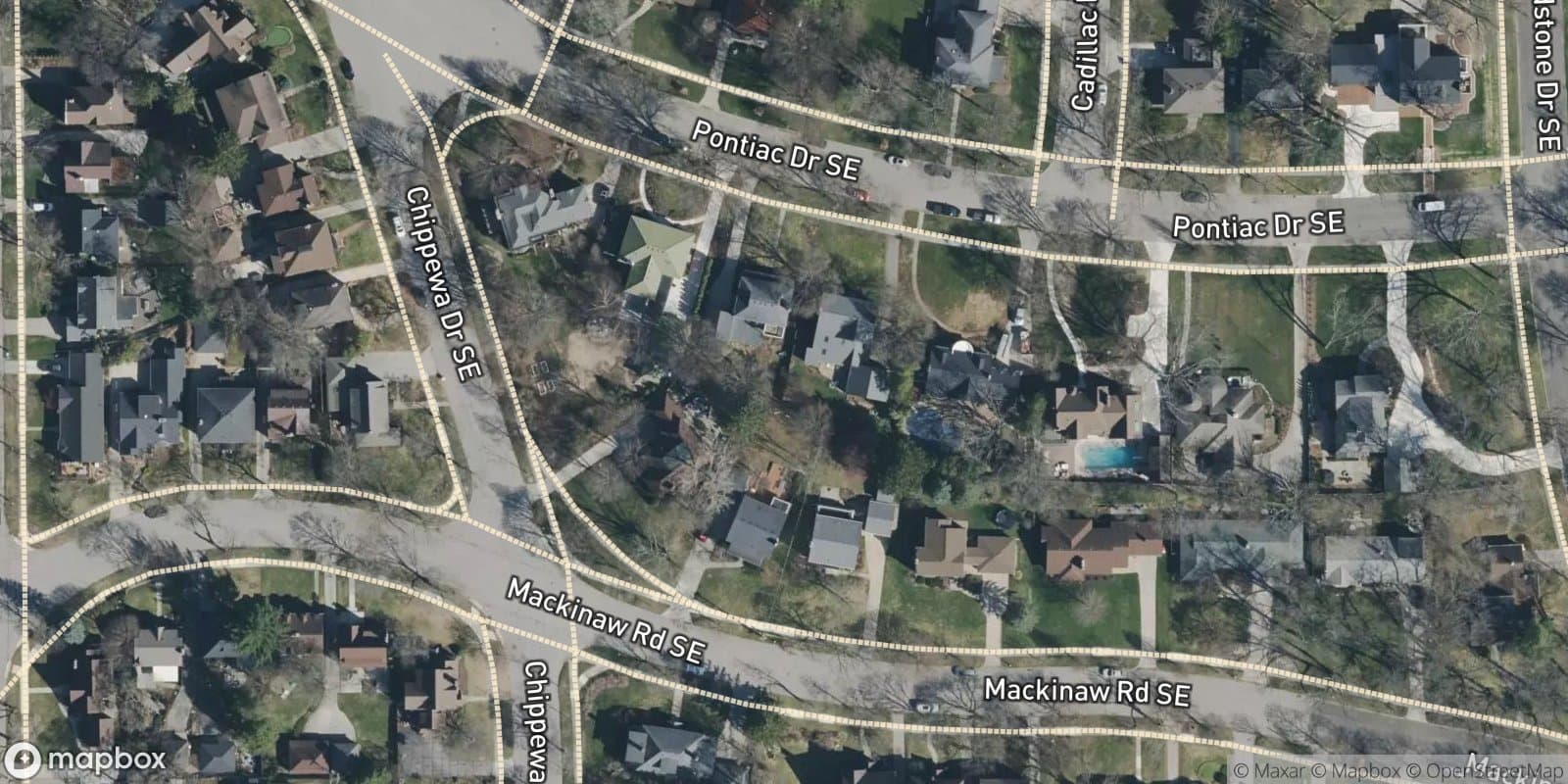 Ottawa Hills No.3 — satellite view