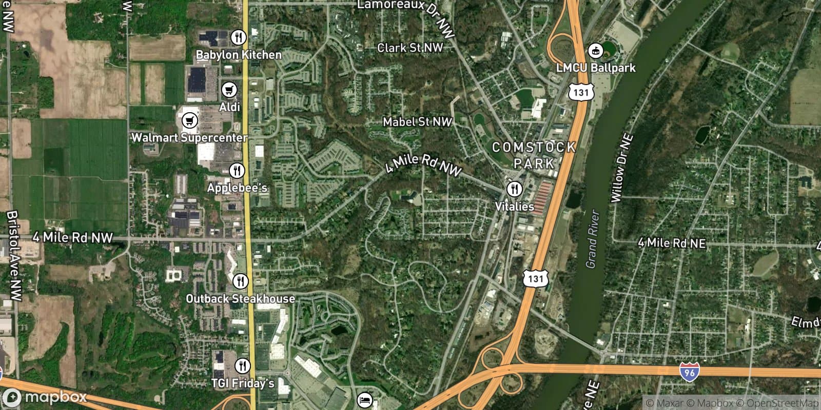 Oakridge Plat Area — satellite view