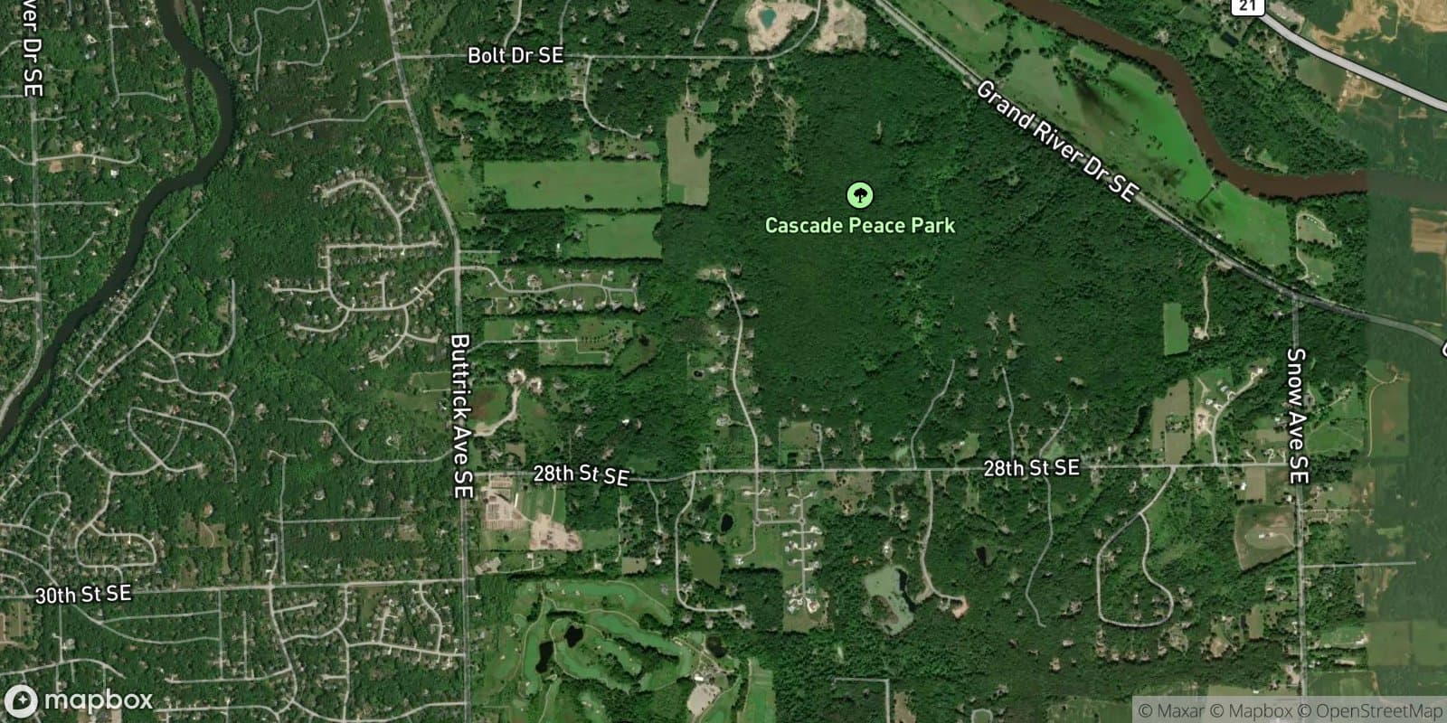 Sturbridge — satellite view