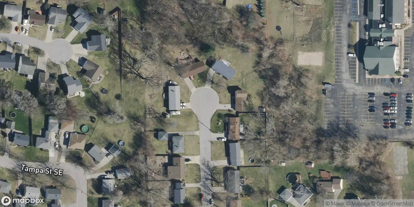 Pine Creek Court — satellite view