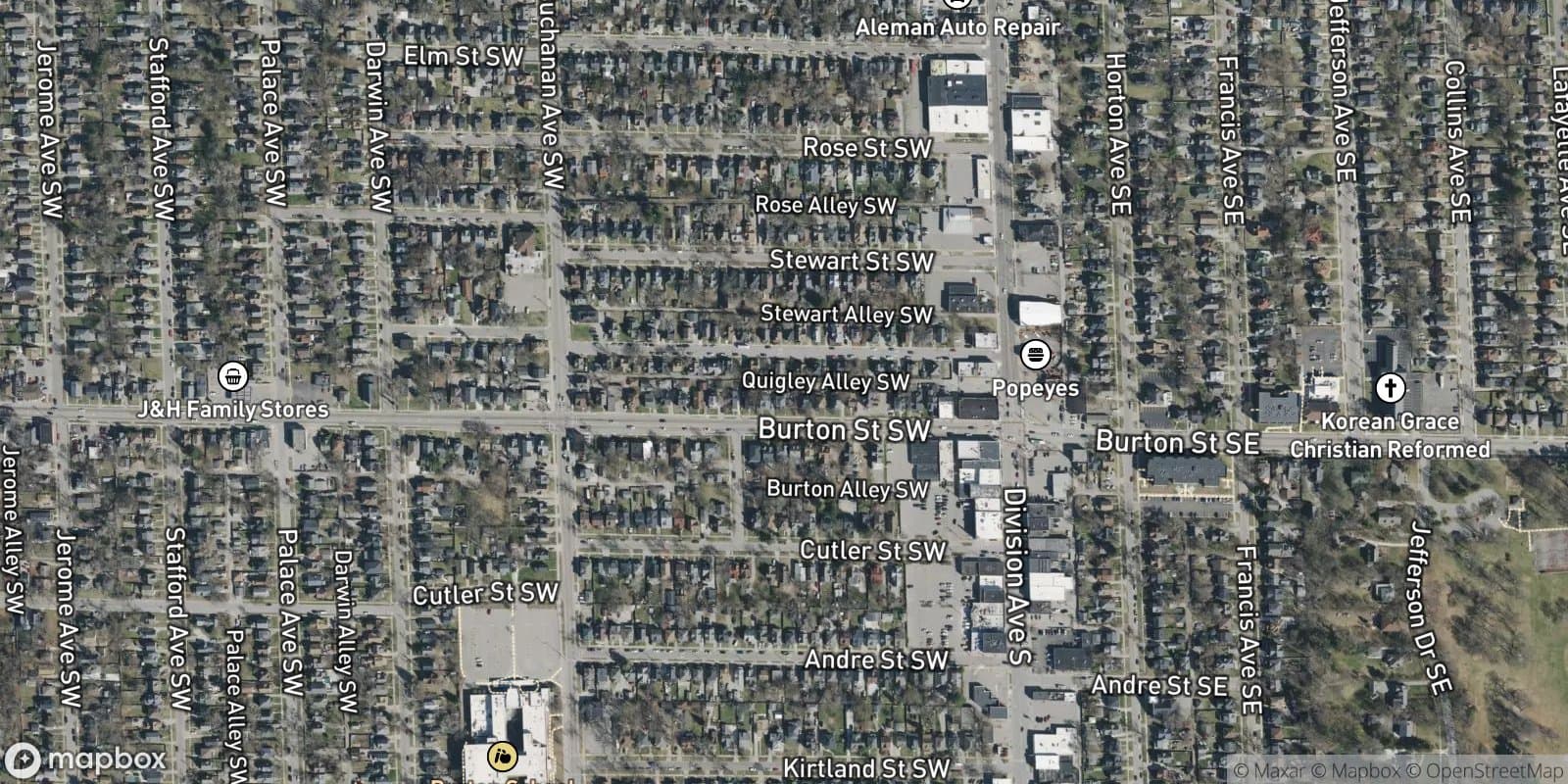 Elston Second Add. — satellite view