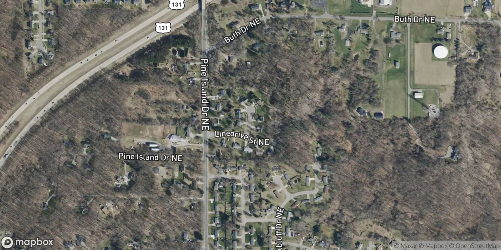 Diamond Estates — satellite view