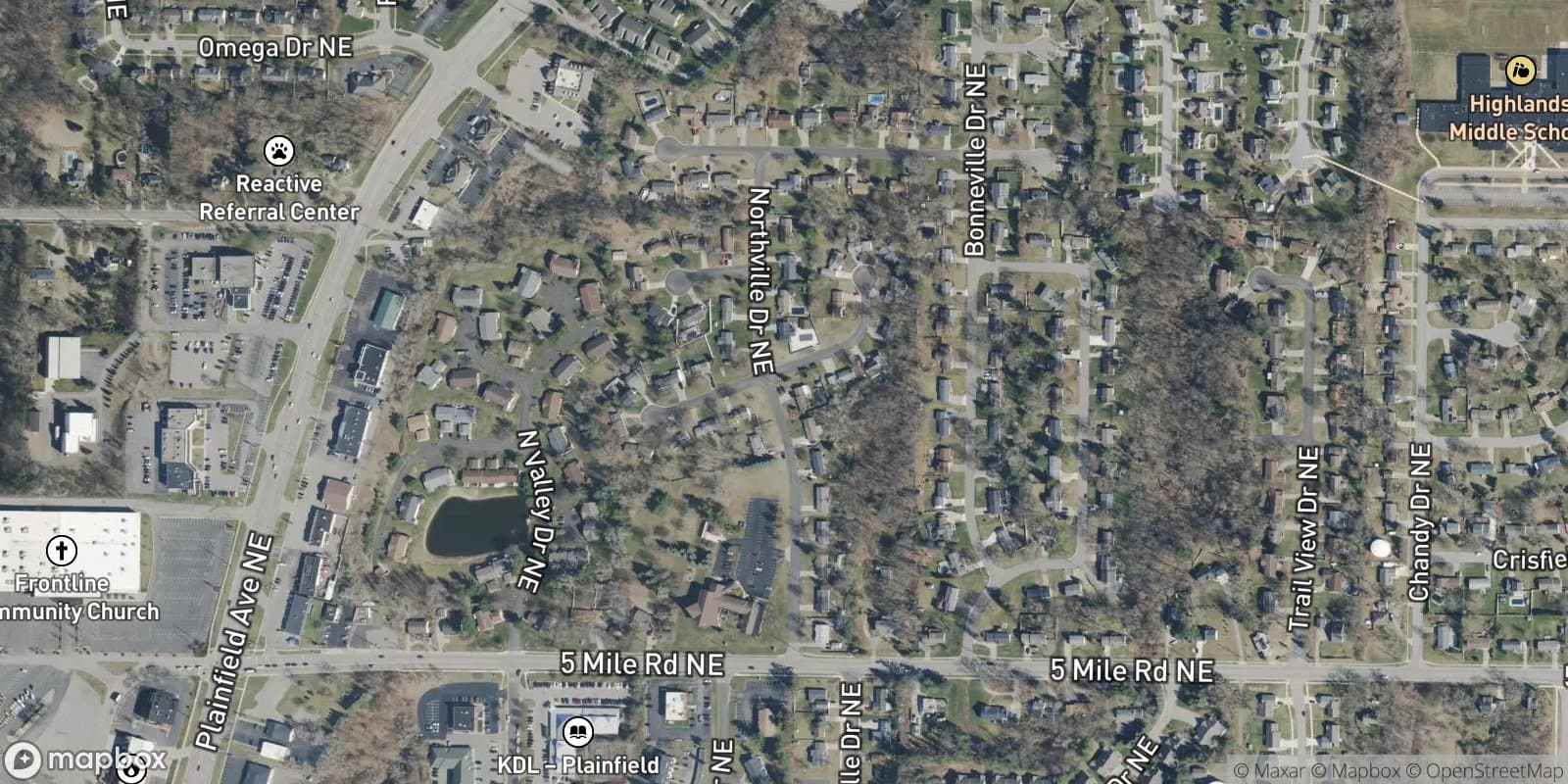 Crest View Plat — satellite view