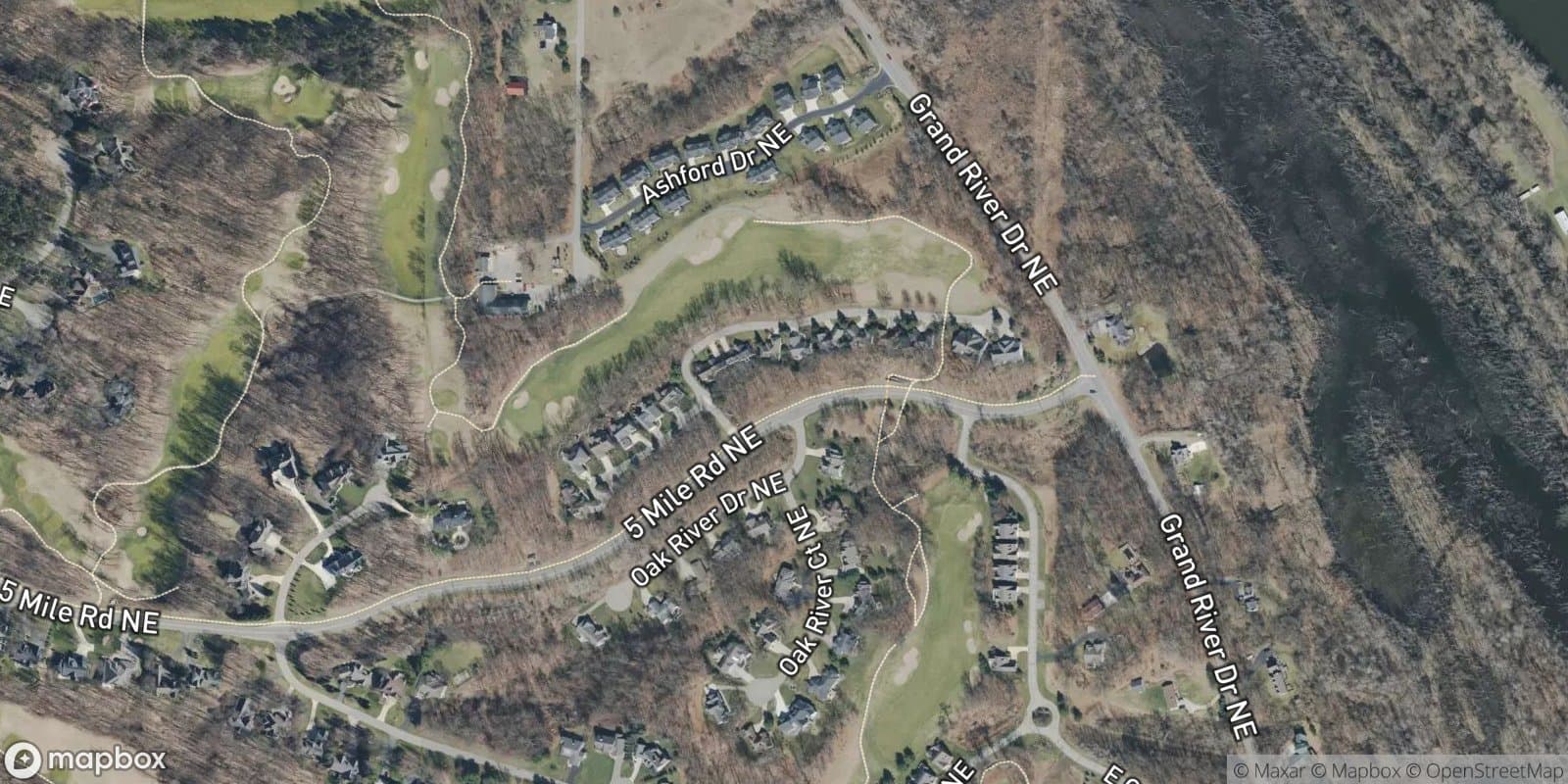 The Village of Thousand Oaks-Porches Condominium — satellite view